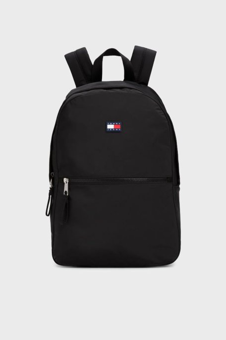 Tommy Jeans Logolu Ayarlanabilir Omuz Askılı Erkek Sırt Çantası AM0AM13404 BDS SİYAH - Tommy Jeans