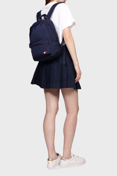 Tommy Jeans Logolu Bayan Sırt Çantası AW0AW16963 C1G LACİVERT - Tommy Jeans (1)