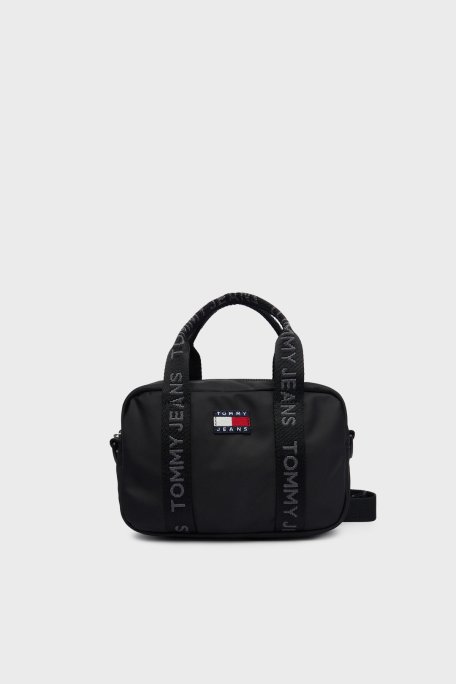 Tommy Jeans Logolu Çıkarılabilir Askılı Bayan Çanta AW0AW17889 BDS SİYAH - Tommy Jeans