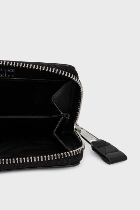 Tommy Jeans Logolu Fermuarlı Bayan Cüzdan AW0AW16490 0GJ SİYAH - Tommy Jeans (1)