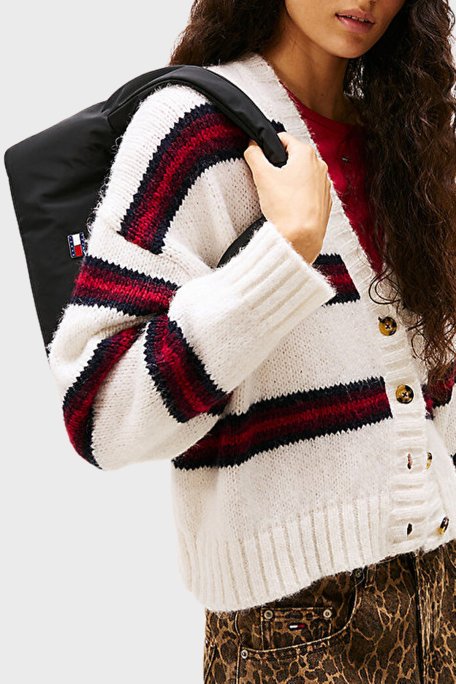 Tommy Jeans Logolu Omuz Askılı Bayan Çanta AW0AW17886 BDS SİYAH - Tommy Jeans (1)