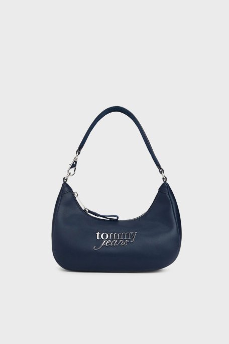 Tommy Jeans Logolu Omuz Askılı Bayan Çanta AW0AW17895 C1G LACİVERT - Tommy Jeans