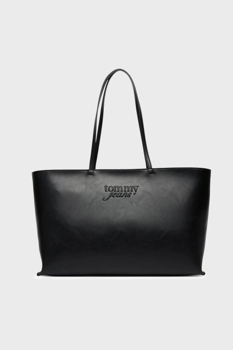 Tommy Jeans Logolu Omuz Askılı Kadın Çanta AW0AW18455 BDS SİYAH - Tommy Jeans