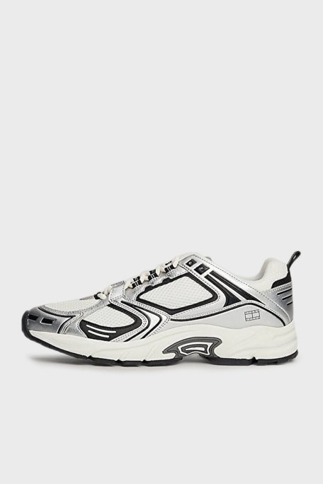 Tommy Jeans Logolu Parlak Görünümlü Sneaker Erkek Ayakkabı EM0EM01509 BDS SİYAH - Tommy Jeans (1)