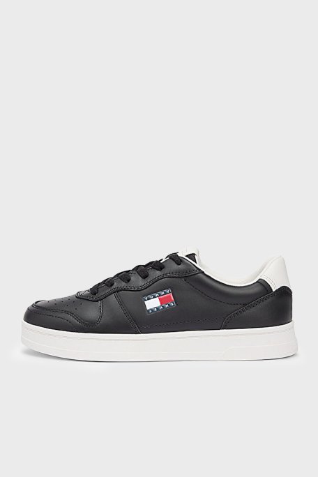 Tommy Jeans Logolu Sneaker Kadın Ayakkabı EN0EN03006 BDS SİYAH - Tommy Jeans (1)