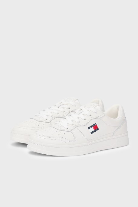 Tommy Jeans Logolu Sneaker Kadın Ayakkabı EN0EN03006 YBL BEYAZ - Tommy Jeans (1)