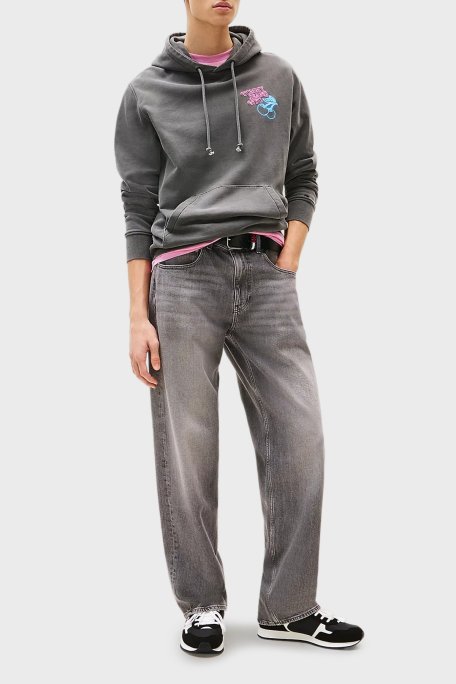 Tommy Jeans Logolu Sneaker Erkek Ayakkabı EM0EM01590 BDS SİYAH - Tommy Jeans (1)