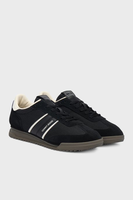 Tommy Jeans Logolu Sneaker Erkek Ayakkabı EM0EM01664 BDS SİYAH - Tommy Jeans (1)