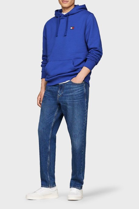 Tommy Jeans Pamuklu Regular Fit Kapüşonlu Yaka Kanguru Cepli Erkek Sweat DM0DM17988 C8T SAKS - Tommy Jeans (1)