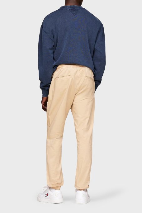 Tommy Jeans Pamuklu Slim Fit Jogger Erkek Pantolon DM0DM19487 AB9 BEJ - Tommy Jeans (1)