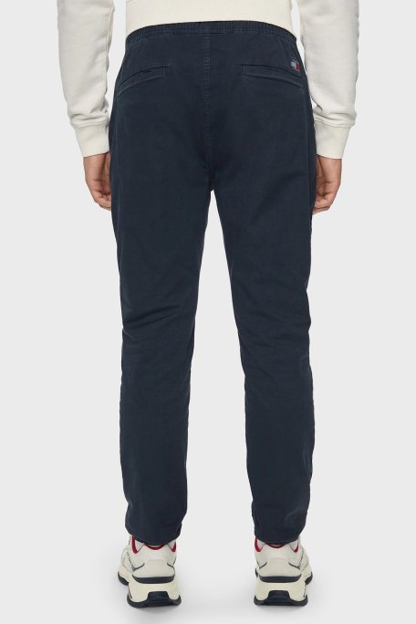 Tommy Jeans Pamuklu Slim Fit Jogger Erkek Pantolon DM0DM19487 C1G LACİVERT - Tommy Jeans (1)