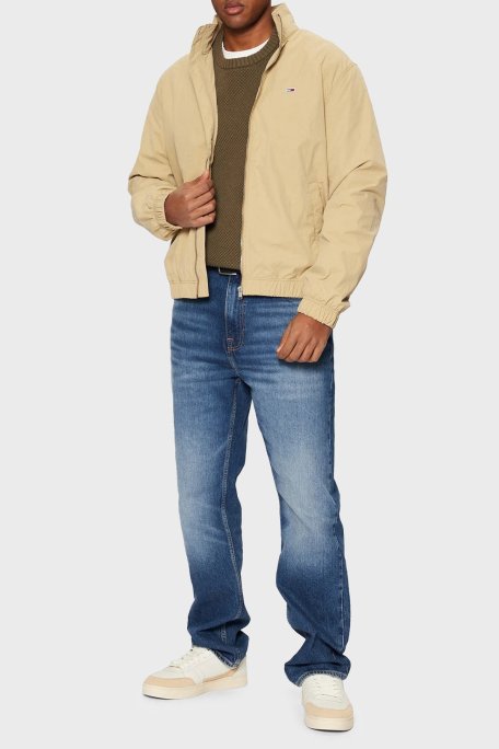 Tommy Jeans Relaxed Fit Dik Yaka Erkek Ceket DM0DM20655 ACT BEJ - Tommy Jeans (1)