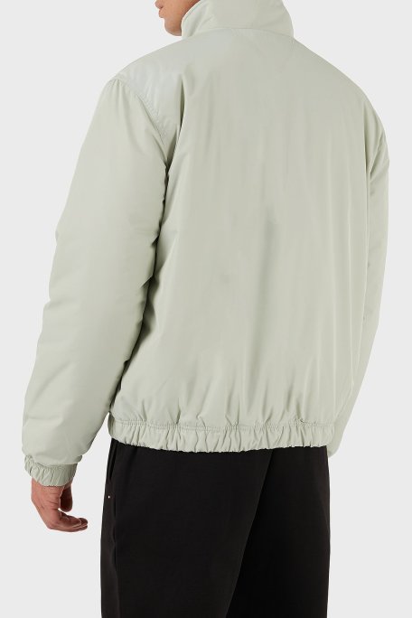 Tommy Jeans Su İtici Relaxed Fit Dik Yaka Logolu Erkek Mont DM0DM21936 M1C YEŞİL - Tommy Jeans (1)