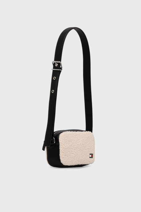 Tommy Jeans Yumuşak Postlu Ayarlanabilir Askılı Bayan Çanta AW0AW18010 YBH BEYAZ - Tommy Jeans (1)