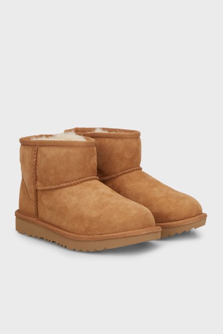 Ugg İç Kısmı Yumuşak Tüylü Deri Çocuk Bot 1017715K TABA - Ugg (1)