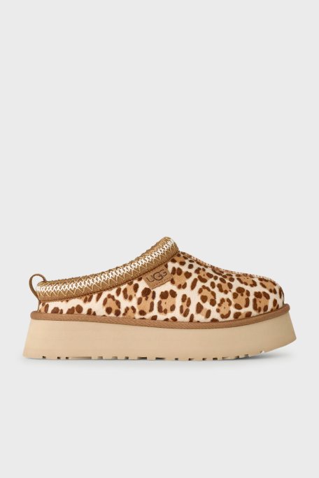 Ugg Leopar Desenli Kalın Taban Kadın Terlik 1177890 LEOPAR - Ugg