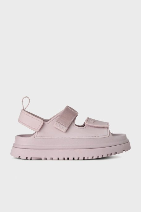 Ugg Logolu Tırtıklı Kalın Taban Cırtlı Çocuk Sandalet 1152813K AÇIK LİLA - Ugg