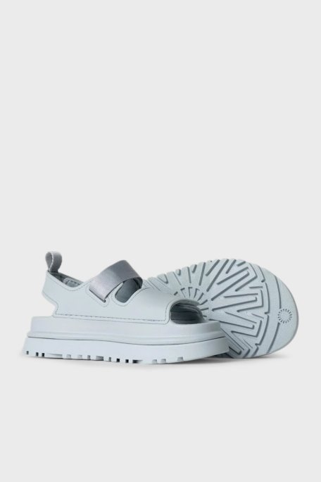 Ugg Logolu Tırtıklı Kalın Taban Cırtlı Çocuk Sandalet 1152813K AÇIK MAVİ - Ugg (1)