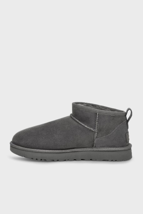 UGG W Classic Hakiki Deri Ultra Mini Bayan Bot 1116109 GRİ - UGG (1)