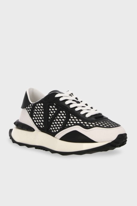 Valentino Garavani Deri Sneaker Erkek Ayakkabı 2Y2S0F28GKV A01 SİYAH-BEYAZ - Valentino Garavani (1)