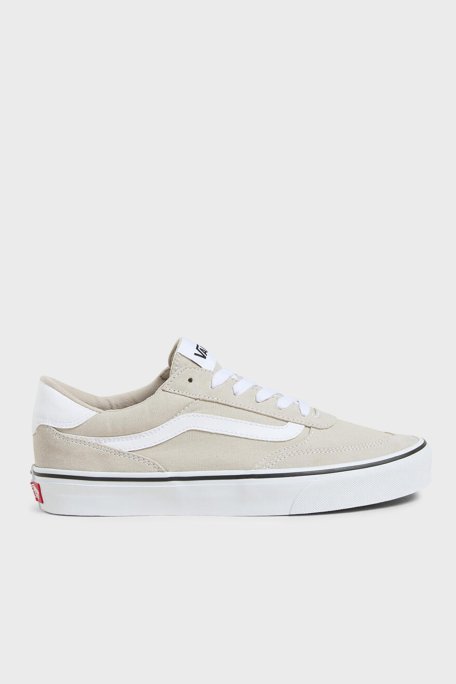 Vans Brooklyn LS Logolu Sneaker Erkek Ayakkabı VN000D7QFTY1 GRİ - Vans