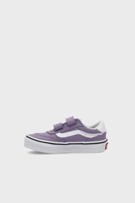 Vans Brooklyn LS V Logolu Cırt Cırtlı Sneaker Unisex Çocuk Ayakkabı VN000EKG1P11 MOR - Vans (1)