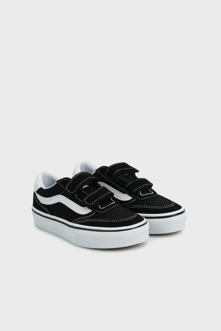 Vans Brooklyn LS V Süet Logolu Casual Unisex Çocuk Ayakkabı VN000DBRBA21 SİYAH-BEYAZ - Vans (1)