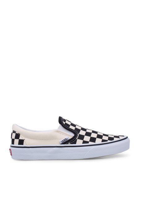 Vans Classic Slip-On Unisex Ayakkabı VN000EYEBWW1 SİYAH-BEYAZ - Vans