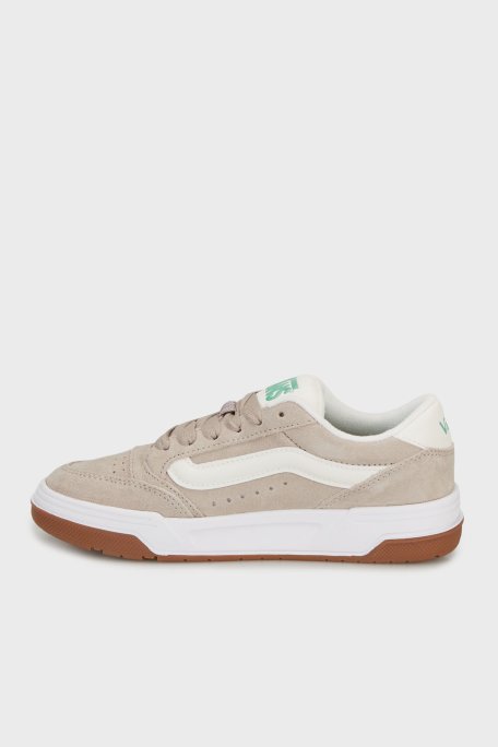 Vans Hylane Deri Karışımlı Logolu Sneaker Unisex Ayakkabı VN000D1JCY91 Gri-Krem - Vans (1)