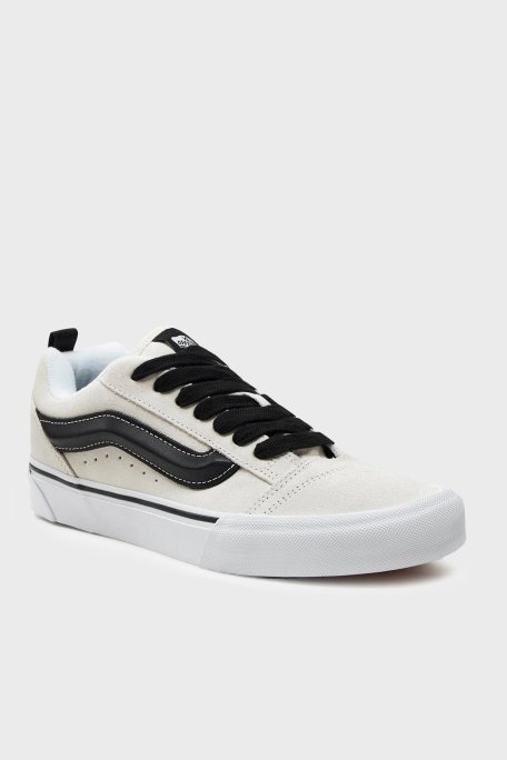 Vans Knu Skool Sneaker Erkek Ayakkabı VN0009QCYB21 BEYAZ-SİYAH - Vans (1)