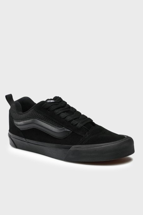 Vans Knu Skool Sneaker Unisex Ayakkabı VN0009QCBKA1 SİYAH-SİYAH - Vans (1)