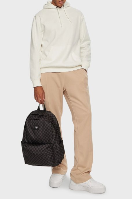 Vans Old Skool Dama Desenli Logolu Unisex Sırt Çantası VN000H4XBA51 SİYAH - Vans (1)