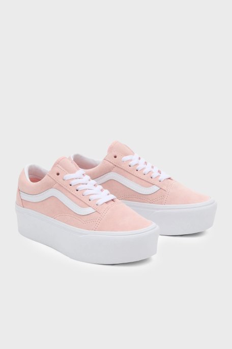 Vans Old Skool Stackform Platform Sneaker Bayan Ayakkabı VN0009PZCHN1 AÇIK PEMBE - Vans (1)