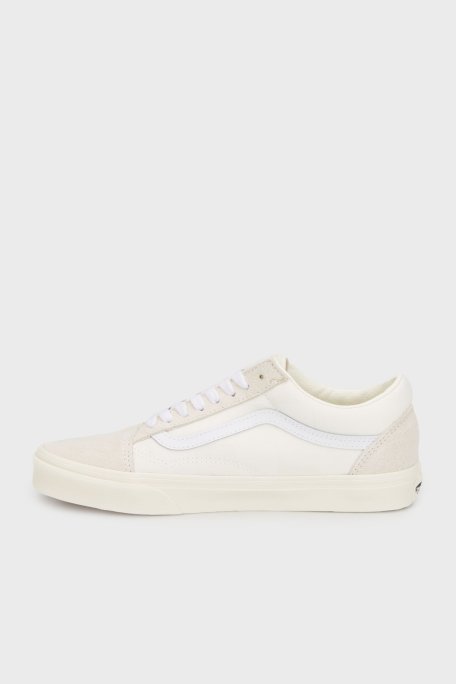 Vans Old Skool Süet Logolu Sneaker Unisex Ayakkabı VN000D5NWHT1 BEYAZ - Vans (1)