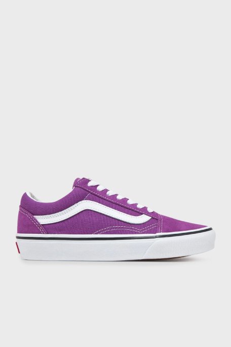 Vans Old Skool Süet Logolu Sneaker Unisex Ayakkabı VN000D6WE2T1 MOR - Vans