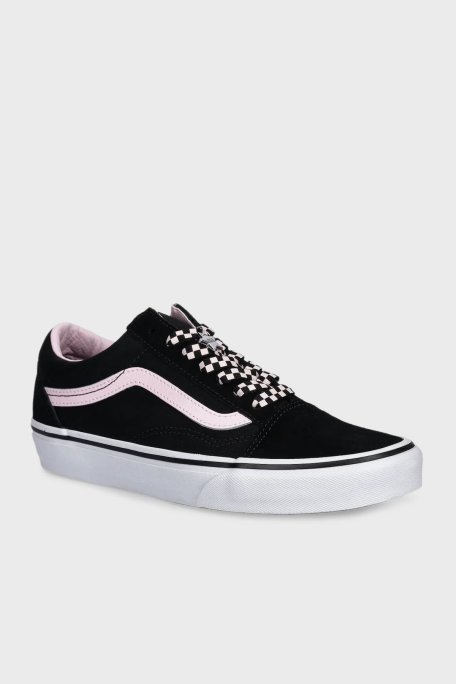 Vans Old Skool Süet Logolu Sneaker Unisex Ayakkabı VN000D6WY281 SİYAH-BEYAZ - Vans (1)