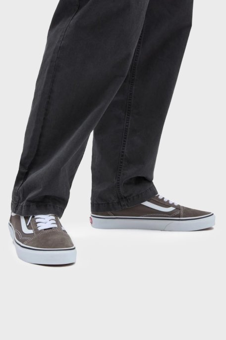 Vans Old Skool Süet Sneaker Erkek Ayakkabı VN0005UF9JC1 GRİ - Vans (1)