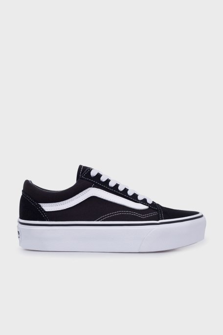Vans Ua Old Skool Platform Sneaker Unisex Ayakkabı VN0A3B3UY281 SİYAH-BEYAZ - Vans