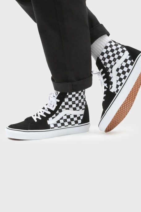 Vans UA SK8-Hi Bilekli Sneaker Unisex Ayakkabı VN0A32QGHRK1 SİYAH-BEYAZ - Vans (1)