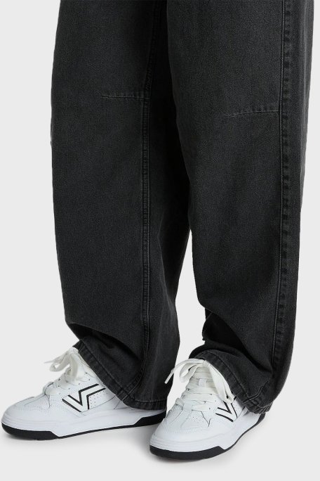 Vans Upland Logolu Sneaker Unisex Ayakkabı VN000D1HYB21 BEYAZ-SİYAH - Vans (1)