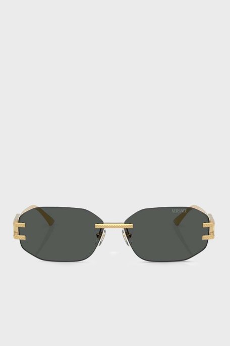 Versace Asimetrik Güneş Bayan Gözlük 0VE2274 100287 58 Altın - Versace (1)