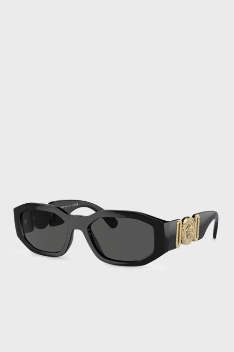 Versace Asimetrik Güneş Kadın Gözlük 0VE4361 GB187 53 SİYAH - Versace