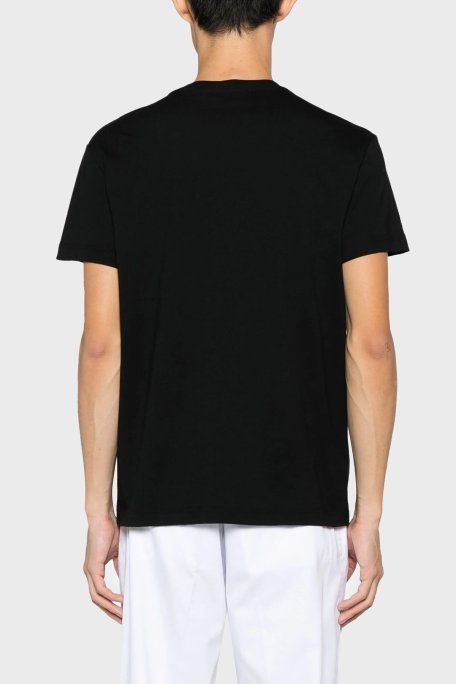 Versace Jeans Couture Logolu Bisiklet Yaka Pamuklu Slim Fit Erkek T Shirt 76GAHG00 CJ00G 899 SİYAH - Versace Jeans Couture (1)