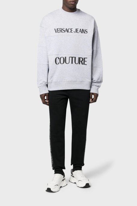 Versace Jeans Couture Pamuklu Regular Fit Jogger Erkek Pantolon 74GAAY03 CF00Y 899 SİYAH - Versace Jeans Couture