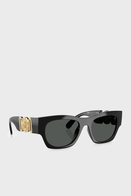Versace Kare Güneş Kadın Gözlük 0VE4479U GB187 52 Siyah - Versace