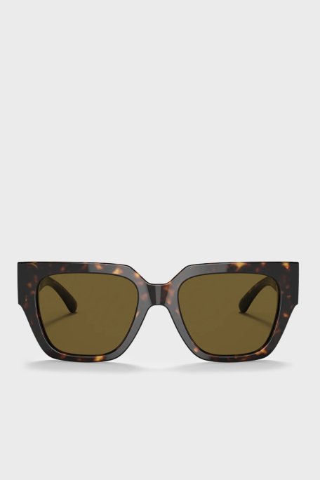 Versace Logo Detaylı Güneş Bayan Gözlük 0VE4409 10873 53 Kaplumbağa kabuğu - Versace (1)