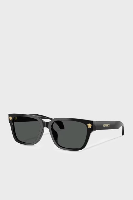 Versace Logolu Güneş Erkek Gözlük 0VE4510U GB187 52 Siyah - Versace