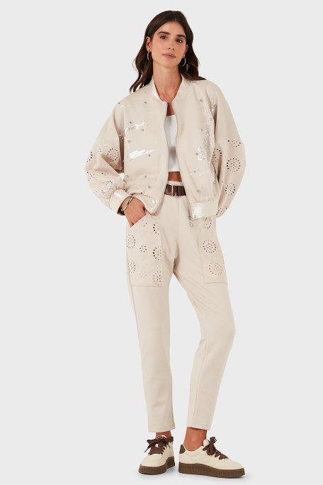 Via Dante Oversize Fit Kolej Yaka Kol Detaylı Bayan Ceket 69144040 BEJ - Via Dante (1)