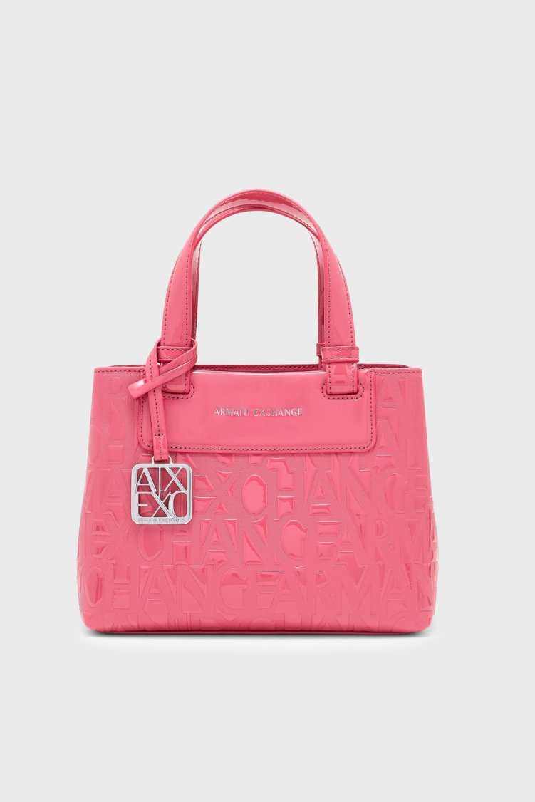 Armani Exchange 4G Logolu Çıkarılabilir Askılı Kadın Çanta XW001576 AF17290 U4235 Pembe - Armani Exchange