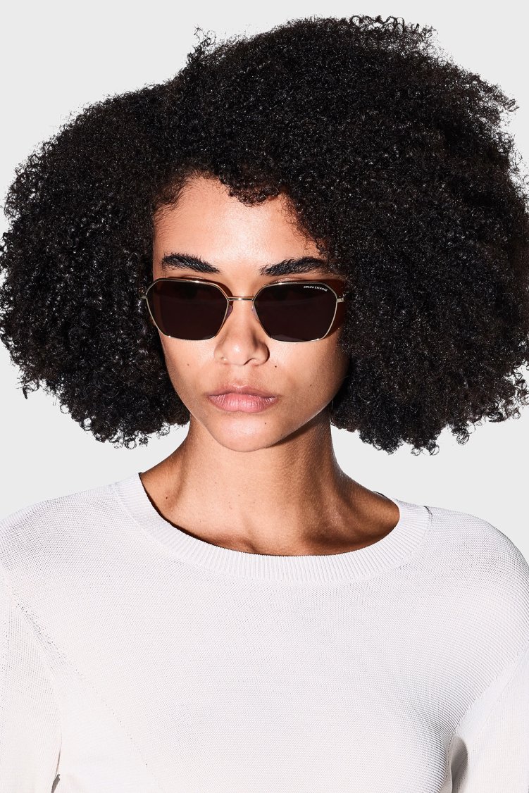 Armani Exchange Asimetrik Güneş Kadın Gözlük 0AX2062S 611013 54 Altın - Armani Exchange (1)